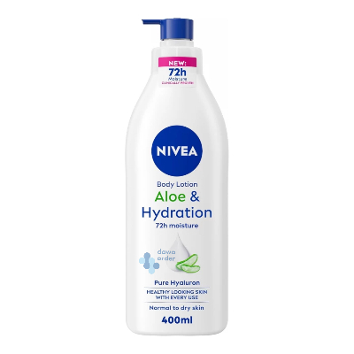 Nivea Body Lotion Aloe & Hydration For Normal Skin 400Ml