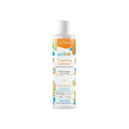 Activilong Actikids Ti Conditioning Shampoo For Curly To Kinky Hair With Mango And Sweet Almond 300Ml