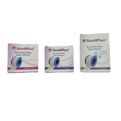 Sandiplast Zinc Oxide Plaster 2.5Cm*5Yard