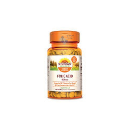 Sun Down Folic Acid 400Mcg 30 Tab