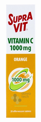 Vitamine C 1000 Orange Effervescent 20 Tab