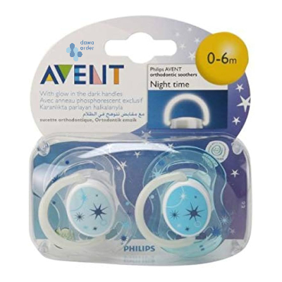 Avent Soother Nighttime 0-6