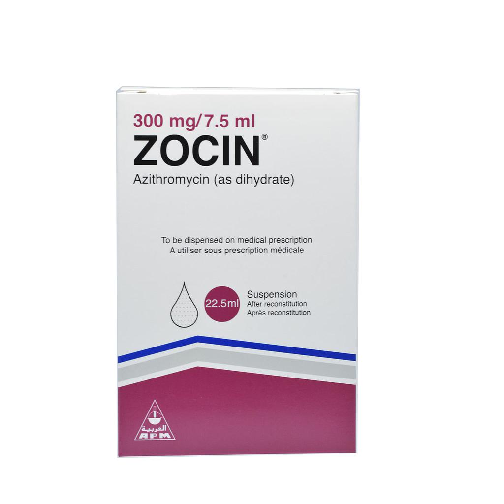 Zocin 300mg/7.5ml DRY SUSPENSION 22 5ml  