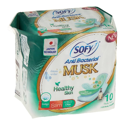 Sofy Anti Bacterial Musk (10 Pads)