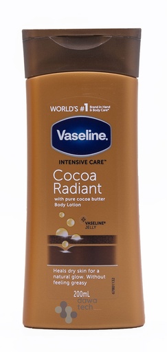 Vaseline Cocca Radiant With Pure Cocoa Butter 200 Ml