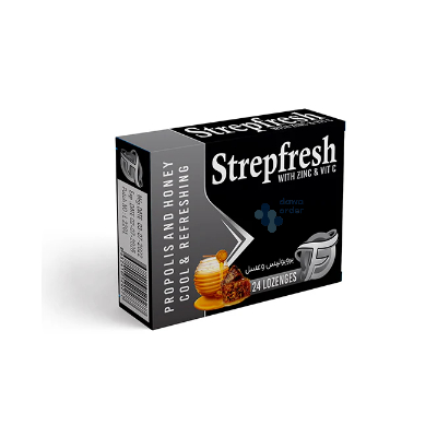 Strepfresh Propolis And Honey Flavour (24 Lozenges )
