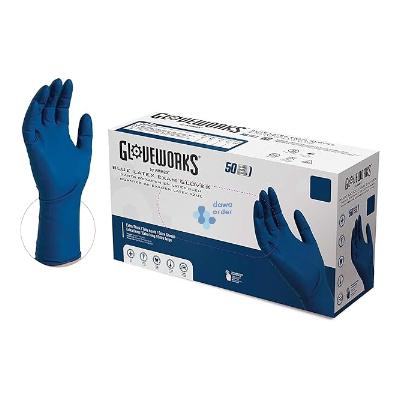Amsa Latex Gloves Large