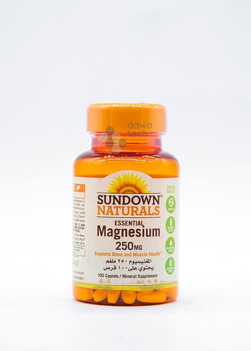 SUNDOWN MAGNESIUM (250 mg) (100 CAPLETS)