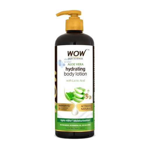 Wow Aloe Vera Body Lotion (400Ml)