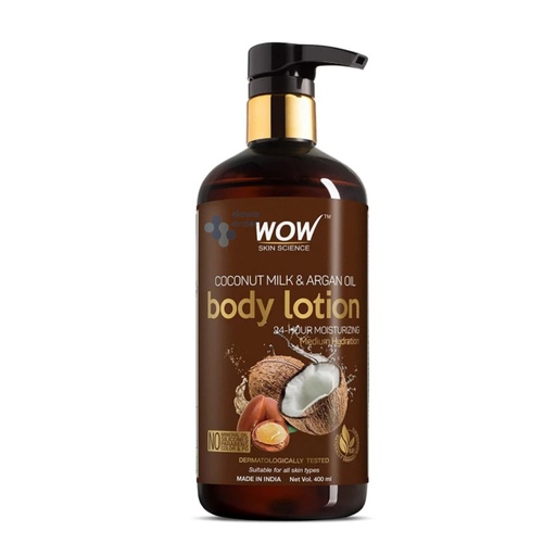 Wow Coconut Milk & Argan Oil Body Lotion (400Ml)