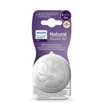 Avent Natural Teats Newborn (0 M+) (2 Pcs)