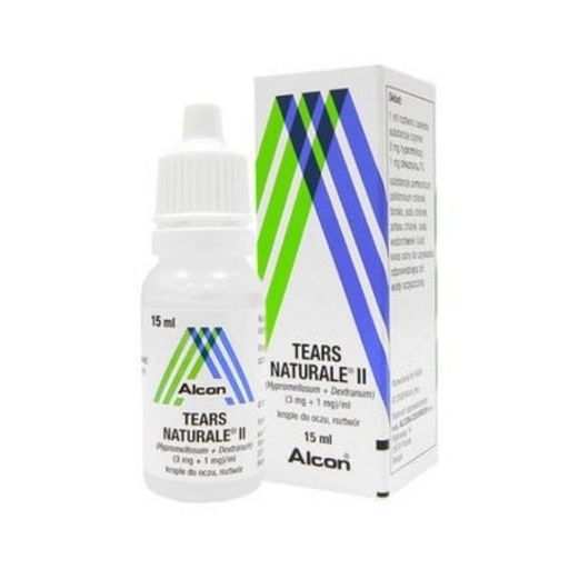 TEARS NATURALE EYE DROPS (1 mg/ml+3 mg/ml) (15 ml)