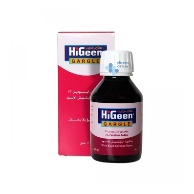 Higeen Gargle 1% Providone Lodin With Black Current 120 Ml