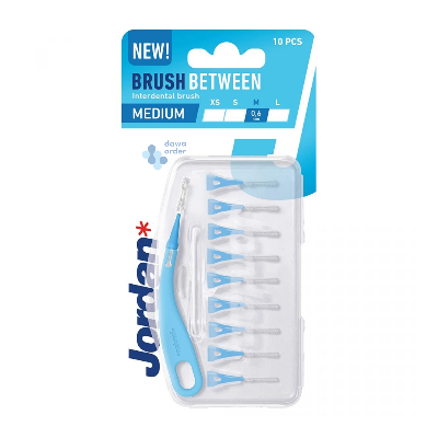 Jordan Interdental Brushes 10 Pcs S/M/L