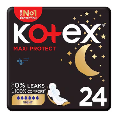 Kotex Maxi Protect Night 24 Pads