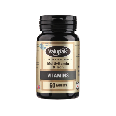 Multivitamin Plus Iron Tab 60 Valupak