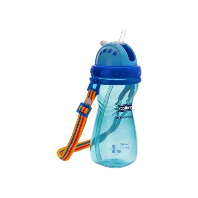 Optimal P.P Wide Neck Straw Bottle 400 Ml