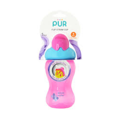 Pur Flip Straw Cup +6M 250Ml