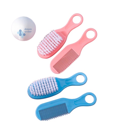 The Body Set Brush & Comb Set Blue Pink