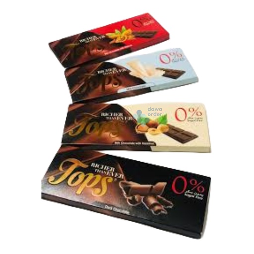 Tops Chocolate Suger Free Dragee Display 12 Pc