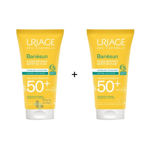 Uriage Fluide Mat Spf 50 Ml 1+1