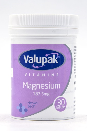 VALUPAK MAGNESIUM (187.5 mg) (30 TABLETS)