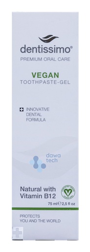 Dentissimo Vegan & B12 Toothpaste-Gel 75 Ml