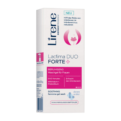 Lirene Dermoprogram Lactima Duo Forte + Feminine Gel Wash 300 Ml