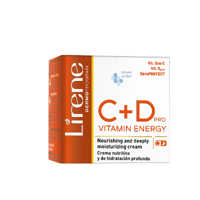 Lirene Dermoprogram Pro C + D Vitamin Energy Moisturizing Cream 50 Ml