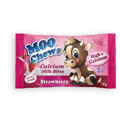 Moo Chews Creamy Strawberry Sachet 15 Bites