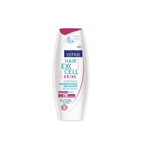 Venus Hair Excell Shine Shampoo Without Sulfates (250 Ml)