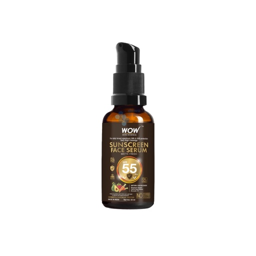Wow Sunscreen Spf55 Face Serum (50Ml)