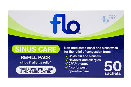 FLO SINUS CARE 50 SACHETS