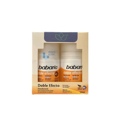 Babaria Doble Efecto Deodorant Silky Skin Spray (200 Ml) 2Pcs Offer 15% Off