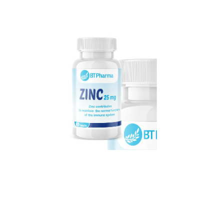  BT PHARMA ZINC (25 mg) (60 TABLETS)