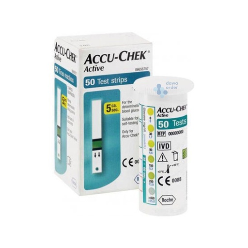 ACCU CHEK ACTIVE SYSTEM 50 STRIPS