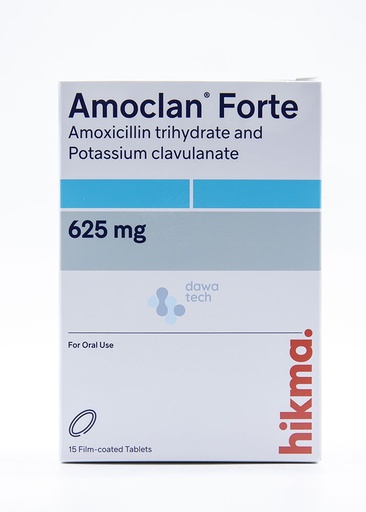 Amoclan Forte 625mg Tablets 15's	