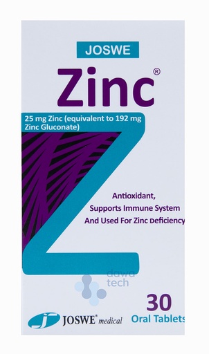  JOSWE ZINC (30 TABLETS)