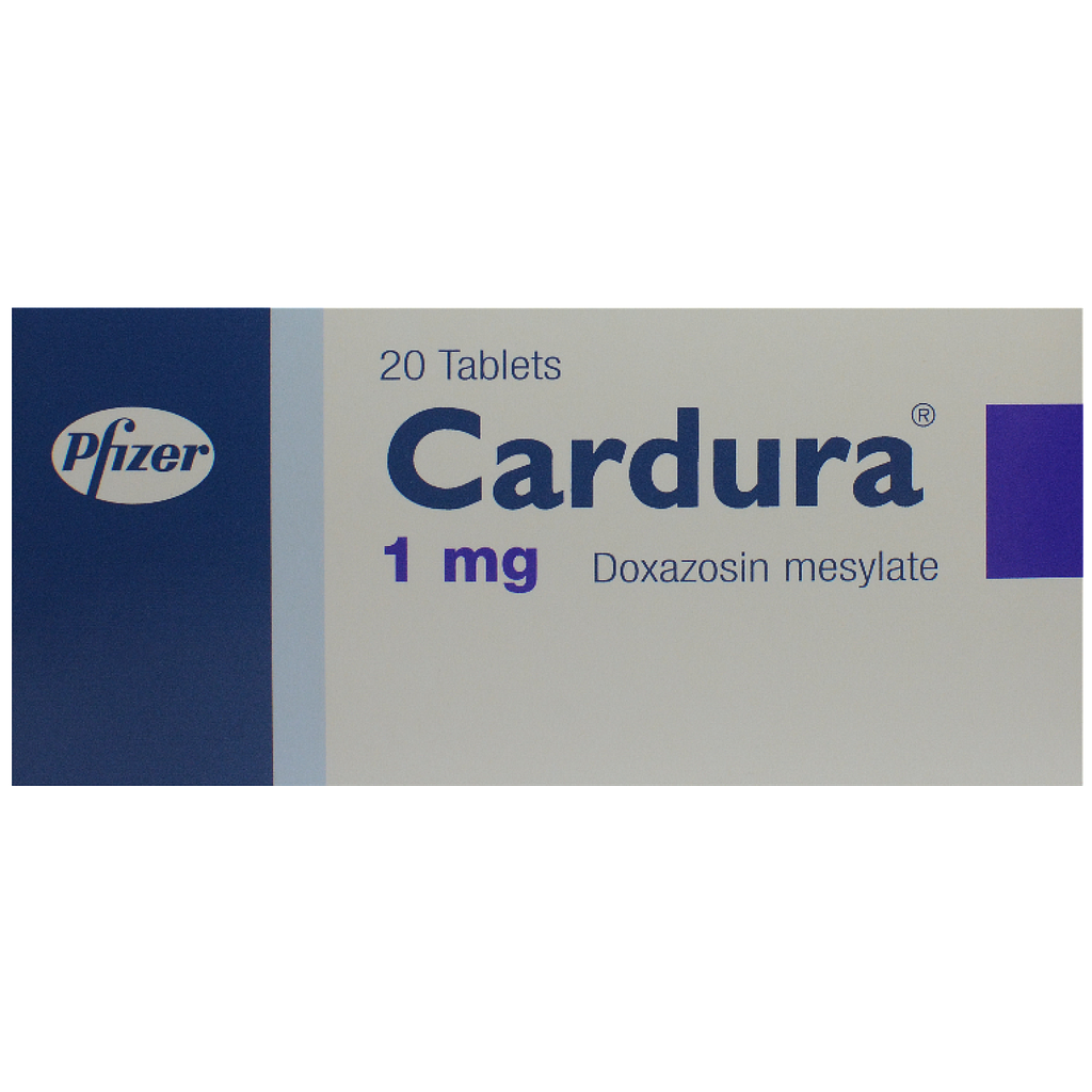 CARDURA   1 mg Oral Tablet