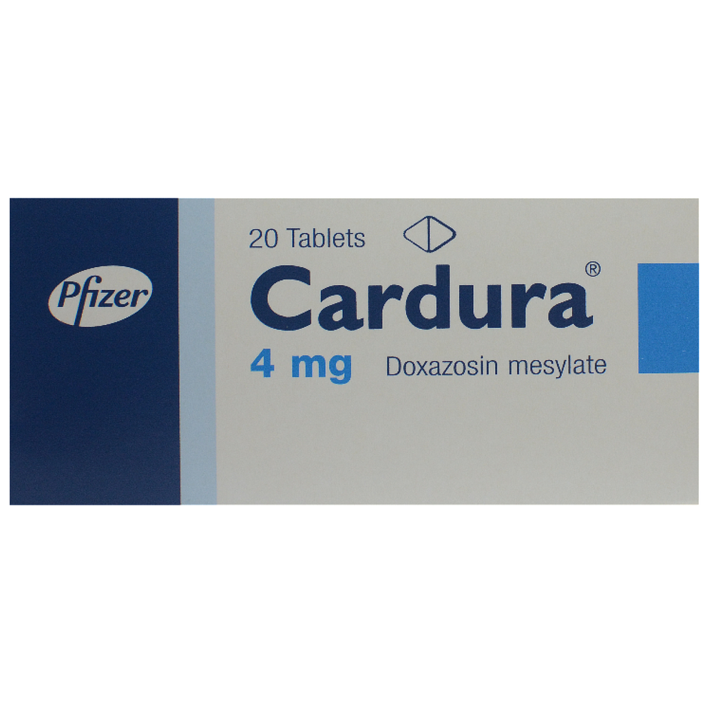 CARDURA   4 mg Oral Tablet