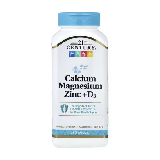 21 CENTURY CALCIUM &MAGNESIUM &ZINC &D3