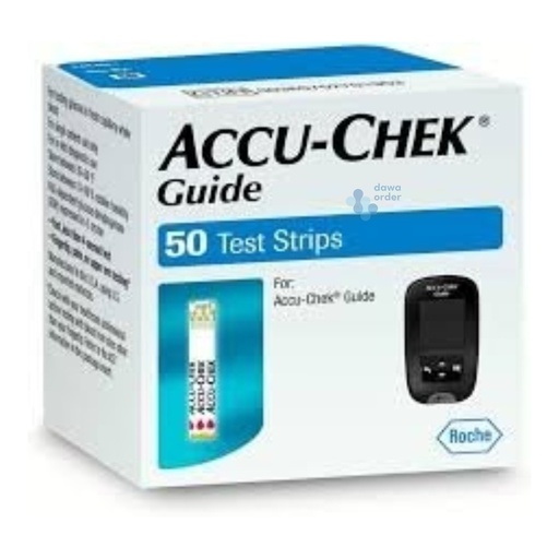 Accu Chek Guide ( 50Strip+جهاز)