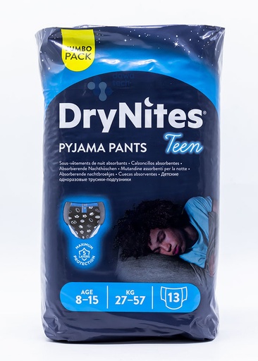 Dry Nites Teen Boys Age 8-15