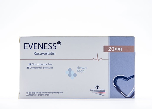 Eveness 20mg Tab 28'S  