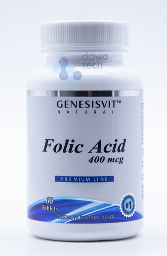 Folic Acid 400 Mcg 60 Tabs