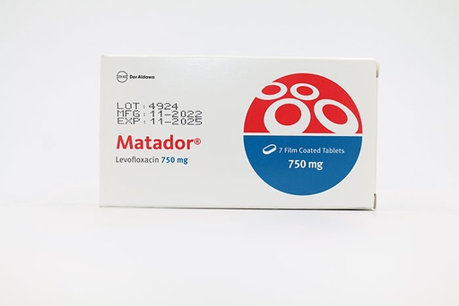 Matador 750mg 7 tablets
