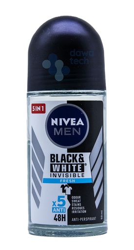 NIVEA Men Black & White Invisible Fresh Roll On