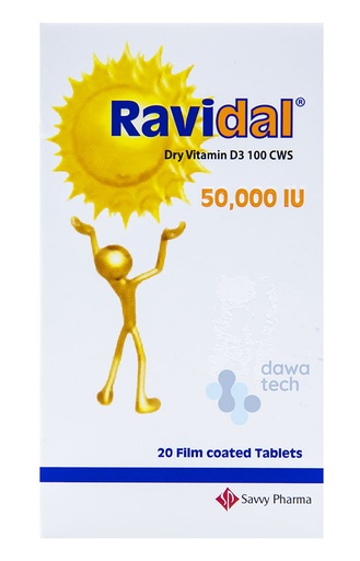 Ravidal 50'000 I.U. 20 Tab