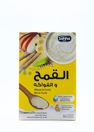 Sahha Wheat & 4 Fruits 250Gm