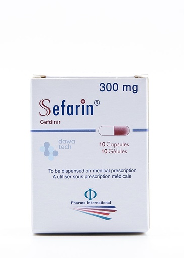 Sefarin 300 mg 10 Oral Capsule